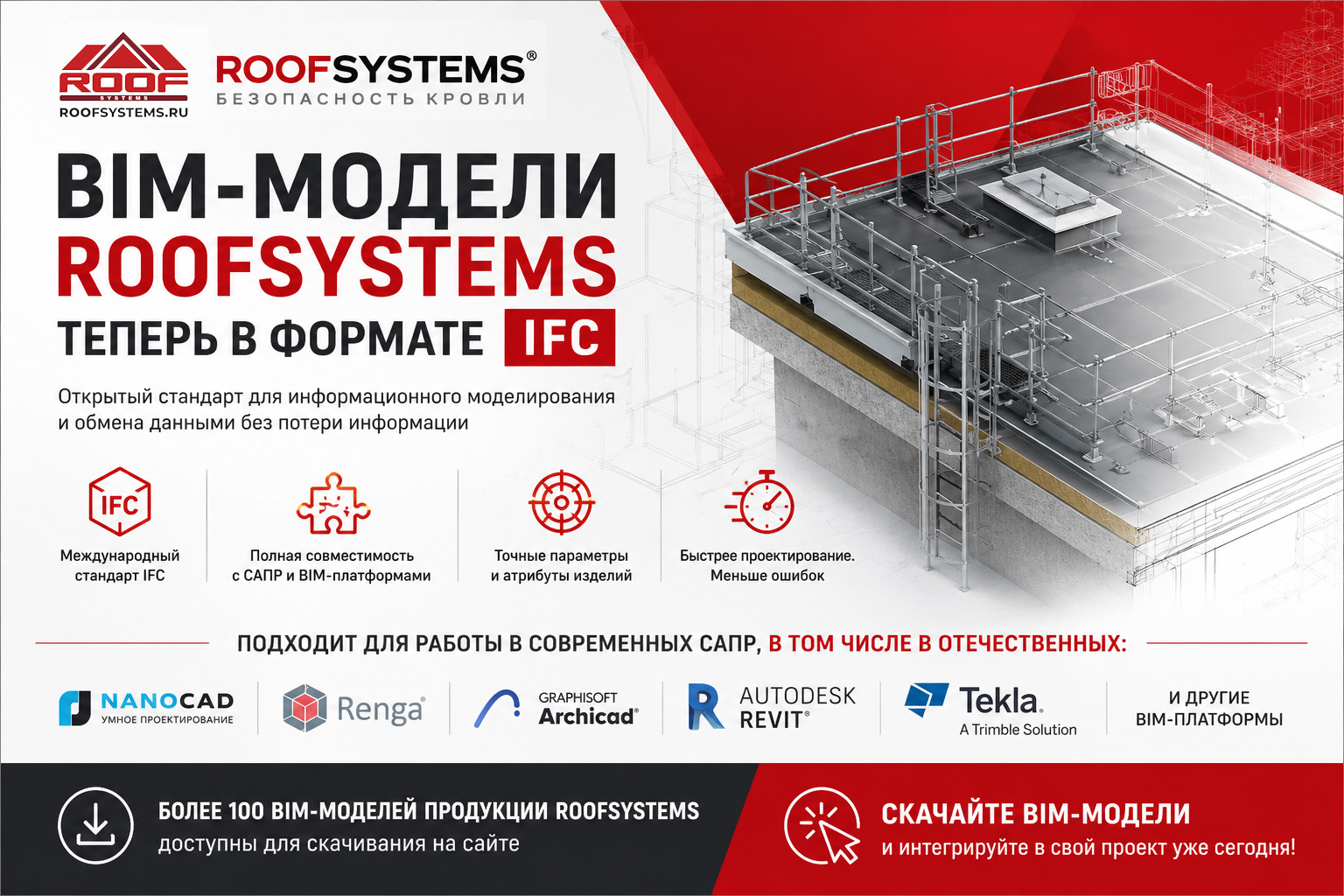 BIM-модели ROOFSYSTEMS в формате IFC